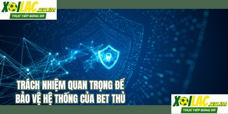 Trách nhiệm quan trọng để bảo vệ hệ thống của bet thủ